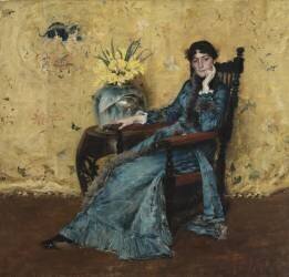 Portrait of Dora Wheeler (William Merritt Chase) - Muzeo.com