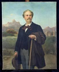 Portrait of Frederic Mistral (Félix Auguste Clément) - Muzeo.com