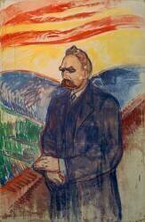Portrait of Friedrich Nietzsche (Edvard Munch) - Muzeo.com
