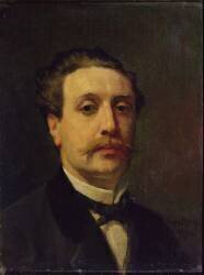 Portrait of Guy de Maupassant (Augustin Feyen-Perrin) - Muzeo.com