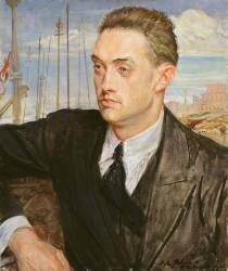 Portrait of Henry de Montherlant (Jacques-Emile Blanche) - Muzeo.com