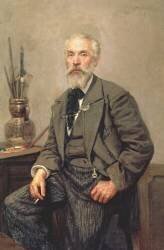 Portrait of Konstantin Apollonovich Savitsky (Nikolai Grandkovsky) - Muzeo.com