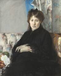 Portrait of Madame Edma Pontillon (Berthe Morisot) - Muzeo.com