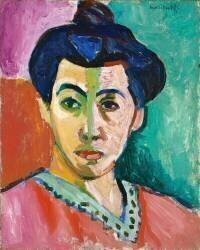 Portrait of Madame Matisse. The Green Line (Henri Matisse) - Muzeo.com