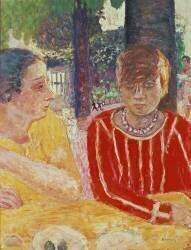 Portrait of Madame Reine Natanson and Marthe Bonnard (Pierre Bonnard) - Muzeo.com