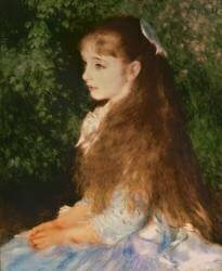 Portrait of Mademoiselle Irene Cahen d'Anvers (Auguste Renoir) - Muzeo.com