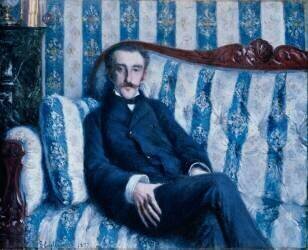Portrait of Monsieur R (Gustave Caillebotte) - Muzeo.com
