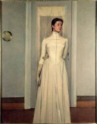 Portrait of the artist's sister (Fernand Khnopff) - Muzeo.com