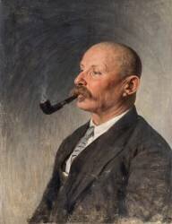 Portrait of the writer Aleksey Pavlovich Chapygin (Ivan Kirillovich Parkhomenko) - Muzeo.com
