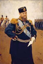 Portrait of Tsar Alexander III (Valentin Serov) - Muzeo.com