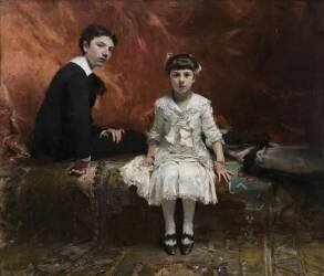 Portraits of Edouard and Marie-Louise Pailleron (John Singer Sargent) - Muzeo.com