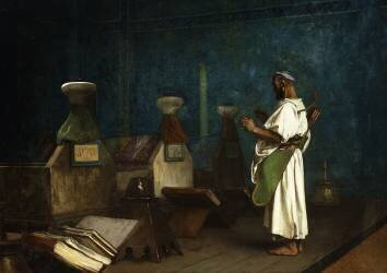 Prayer at the Sultan's Tomb (Jean-Léon Gérôme) - Muzeo.com