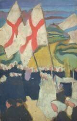 Procession of the Standards to La Clarte (Maurice Denis) - Muzeo.com