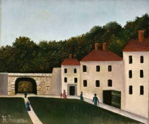 Promeneurs dans un parc (Henri Rousseau) - Muzeo.com