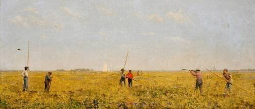 Pushing for Rail (Thomas Eakins) - Muzeo.com