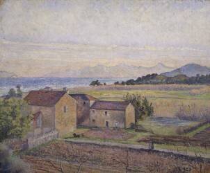 Rade de Bormes (Lucien Pissarro) - Muzeo.com