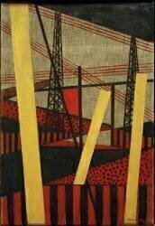 Radio And Railway Landscape (Laszlo Moholy-Nagy) - Muzeo.com