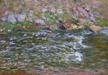 Rapids on the Petite Creuse at Fresselines (Claude Monet) - Muzeo.com