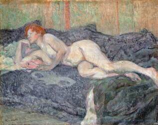 Reclining Nude (Henri de Toulouse-Lautrec) - Muzeo.com