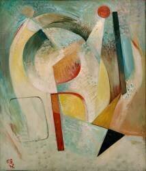 Red circle (Kurt Schwitters) - Muzeo.com