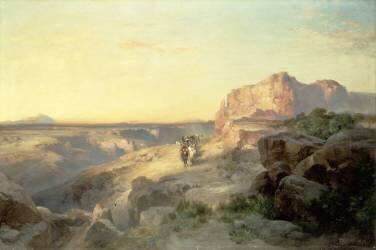 Red Rock Trail, South Utah (Thomas Moran) - Muzeo.com