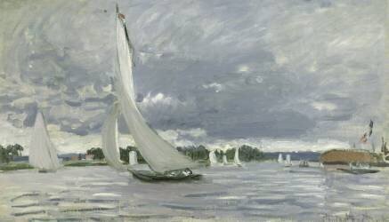 Regatta at Argenteuil (Claude Monet) - Muzeo.com