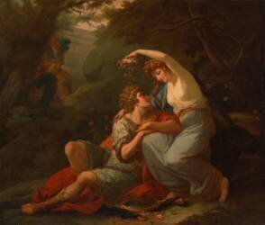 Renaud and Armide (Angelica Kauffmann) - Muzeo.com