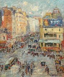 Rue de Clignancourt, Paris (Gustave Loiseau) - Muzeo.com