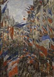 Rue Saint-Denis, fête du 30 juin 1878 (Claude Monet) - Muzeo.com