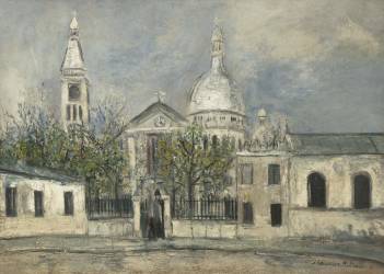 Saint-Pierre Church (Maurice Utrillo) - Muzeo.com