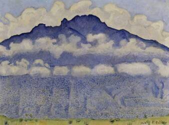 Schynige Platte, paysage de l'Oberland bernois, Suisse ou La Pointe d'Andey vue de Bonneville (Ferdinand Hodler) - Muzeo.com