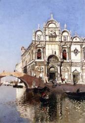 Scuola Grandi di San Marco and Campo San Giovanni e Paolo (Martin Rico y Ortega) - Muzeo.com