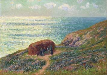 Seaweed Pickers at Moelan (Henry Moret) - Muzeo.com