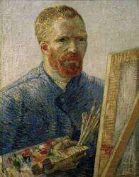 Self Portrait as a Painter (Vincent van Gogh) - Muzeo.com