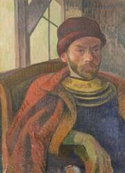 Self Portrait in Breton Costume (Meyer de Haan) - Muzeo.com
