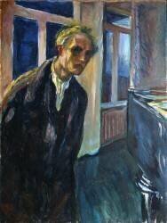 Self Portrait or Man Walking Night (Edvard Munch) - Muzeo.com