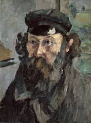 Self-portrait with the hat (Paul Cézanne) - Muzeo.com