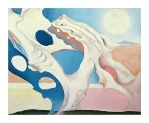 Shadow with Pelvis and Moon, 1943 (Georgia O'Keeffe) - Muzeo.com