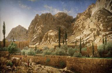 Sinai, Katharinenkloster (Adolf von Meckel) - Muzeo.com