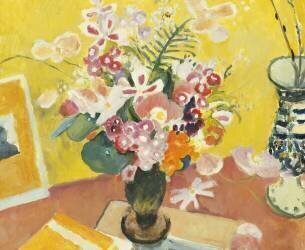Spring Flowers in a Vase (Mildred Bendall) - Muzeo.com