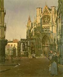 St. Jacques Church, Dieppe (Walter Richard Sickert) - Muzeo.com