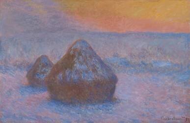 Stacks of Wheat (Claude Monet) - Muzeo.com