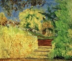 Stairs in the Garden (Pierre Bonnard) - Muzeo.com