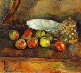 Still Life with Apples (Alexej von Jawlensky) - Muzeo.com