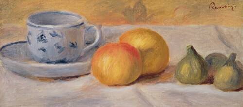 Still Life with Blue Cup (Auguste Renoir) - Muzeo.com