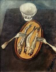 Still Life with Herrings (Chaïm Soutine) - Muzeo.com