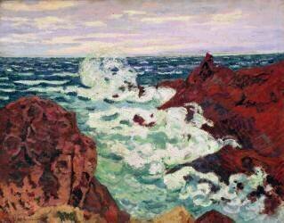Storm at Agay (Armand Guillaumin) - Muzeo.com