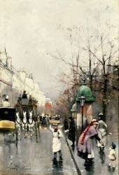 Straße in Paris (William Feron) - Muzeo.com