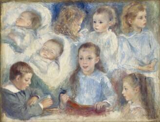 Studies of Heads (Auguste Renoir) - Muzeo.com