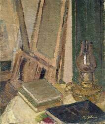 Studio Interior (Harold Gilman) - Muzeo.com